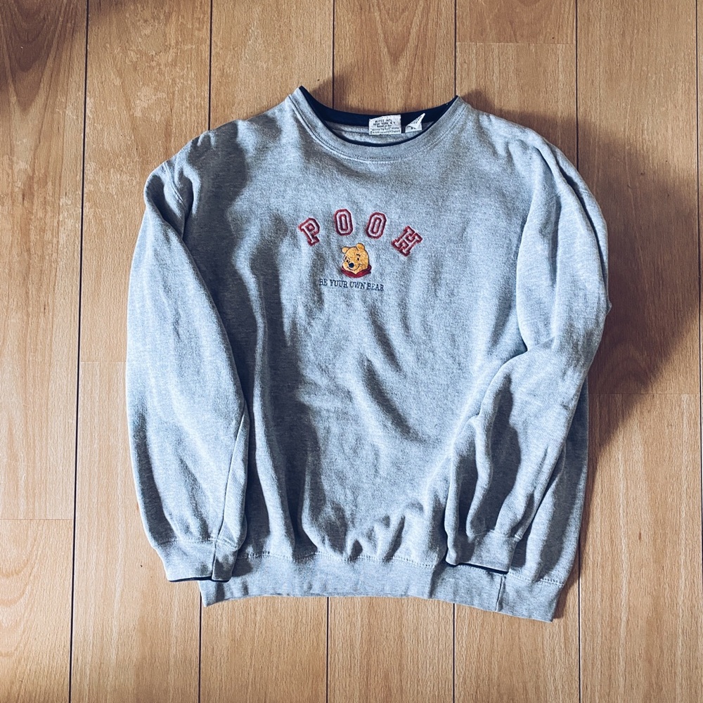 90s Vintage Winnie the Pooh “Be Your Own Bear” Sweatshirt  Size Large cotton